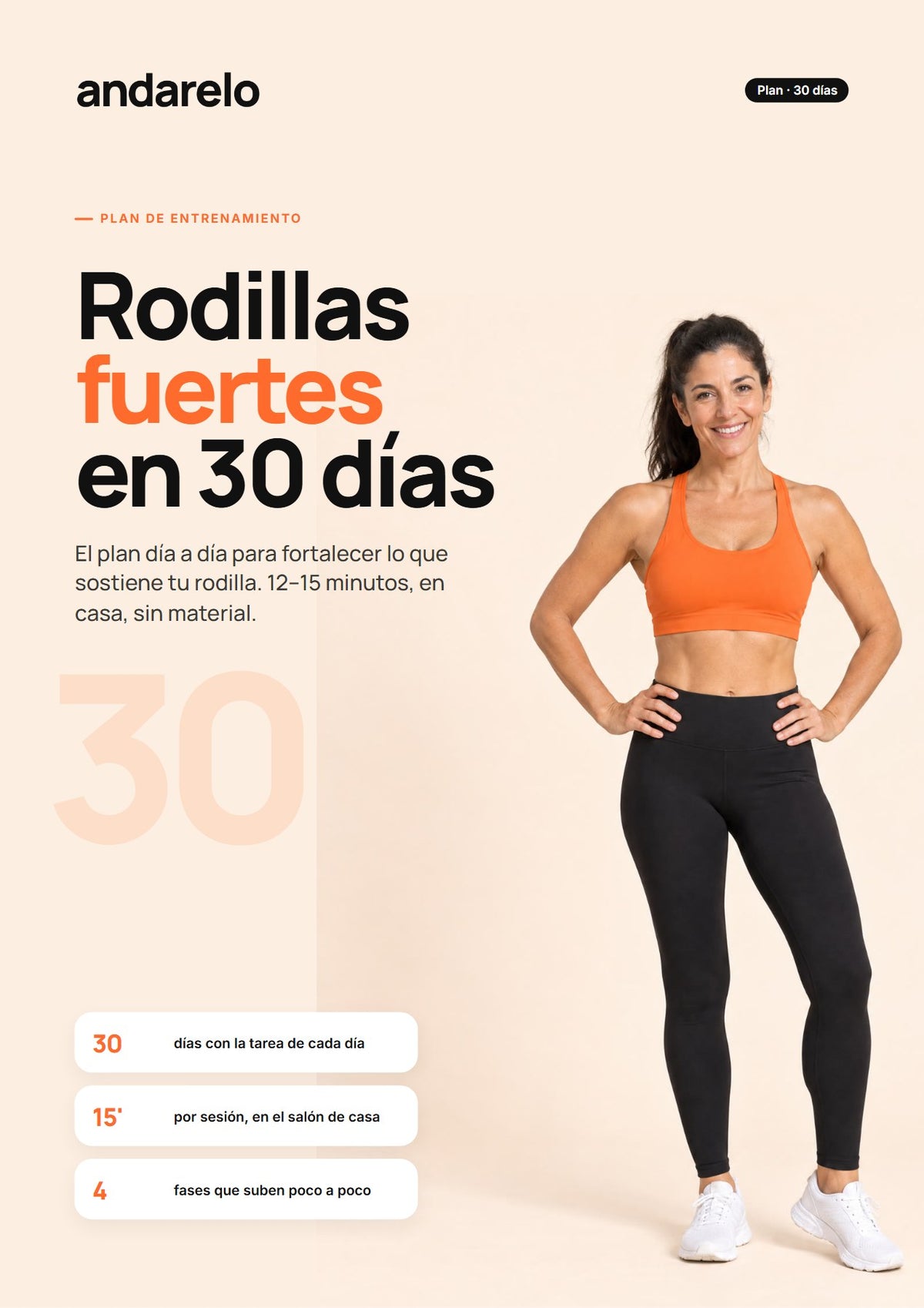 Plan de 30 días Rodillas fuertes